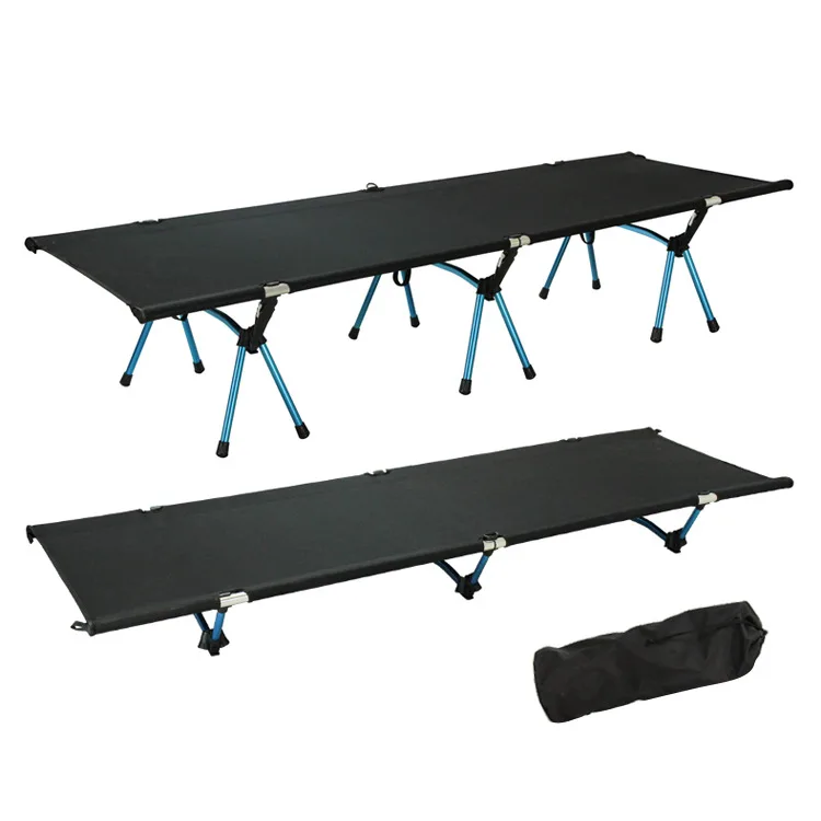 

Outdoor Portable Foldable Camping Cot with Aluminum Frame Durable Material Easy Assembly
