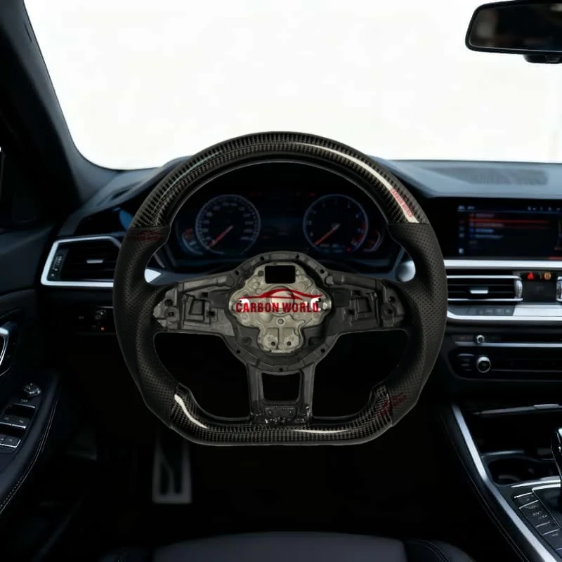 

For Volkswagen Golf MK7 MK7.5 MK6 MK5 GTI GTS GTD GTE R Passat CC R-Line Customized Carbon Fiber Sports Steering Wheel