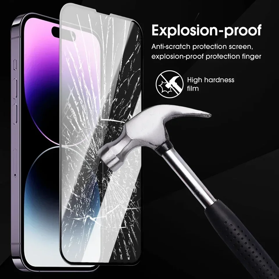 1-3 Piezas Protector de Pantalla de Vidrio Claro HD para iPhone 16 17 Pro Max Vidrio Templado para iPhone 17/17Pro/17ProMax/17Air 4