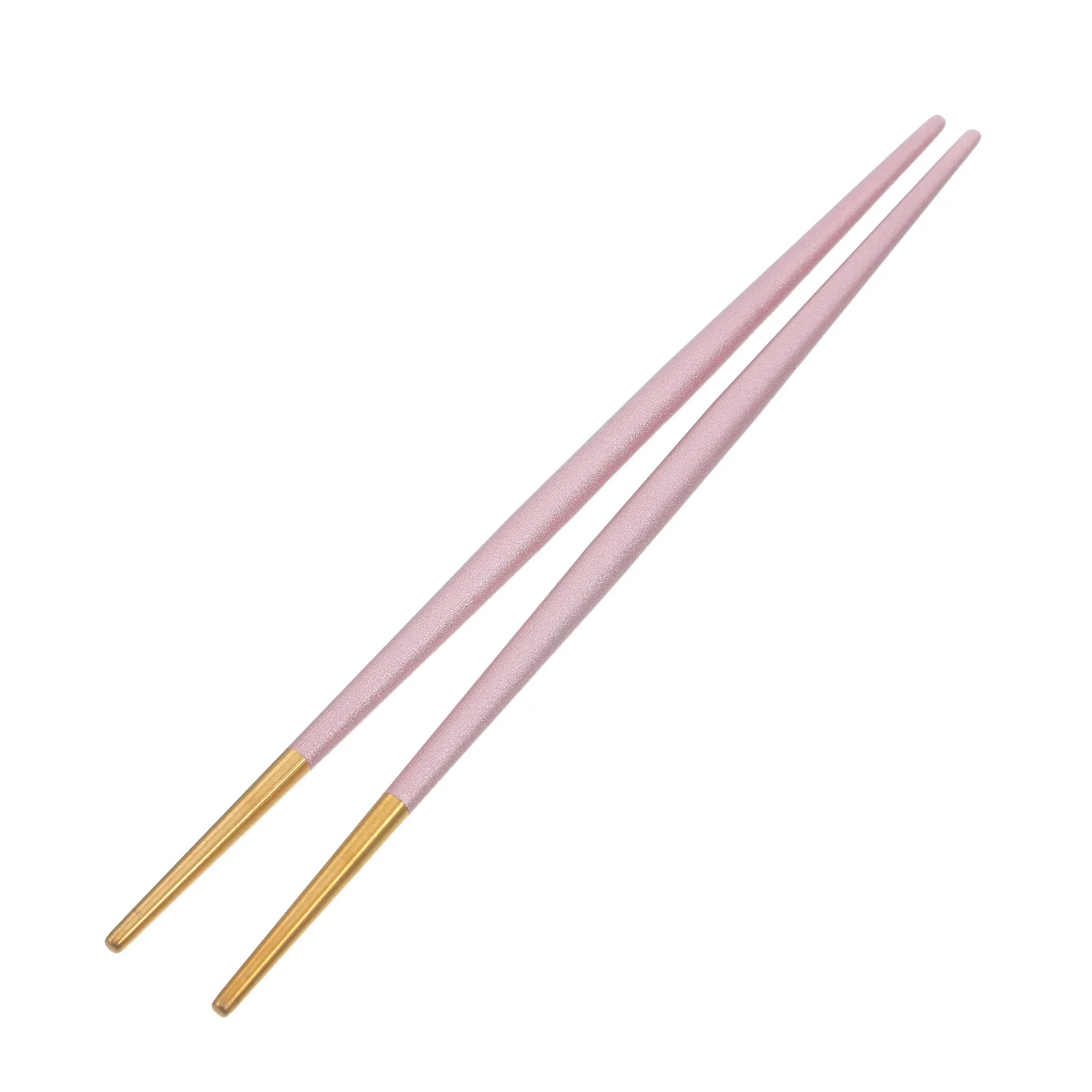 

Stainless Steel Chopsticks Non-slip Tableware Reusable Serving Utensils Japanese Style Home