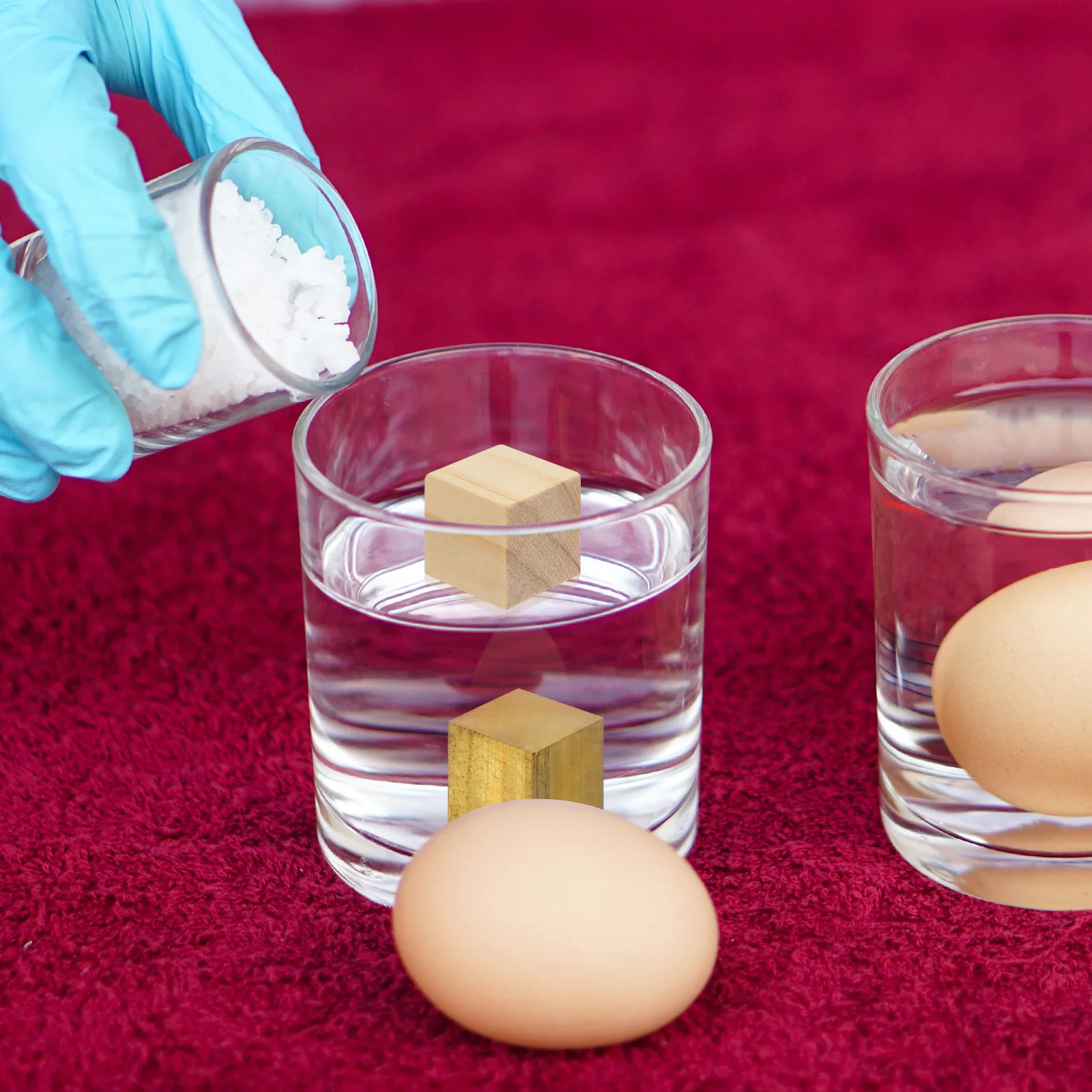 Набор плотных блоков, 4 шт., профессиональные полированные плоские гладкие формования, обучающая коллекция хобби, подарочная плотность дисплея