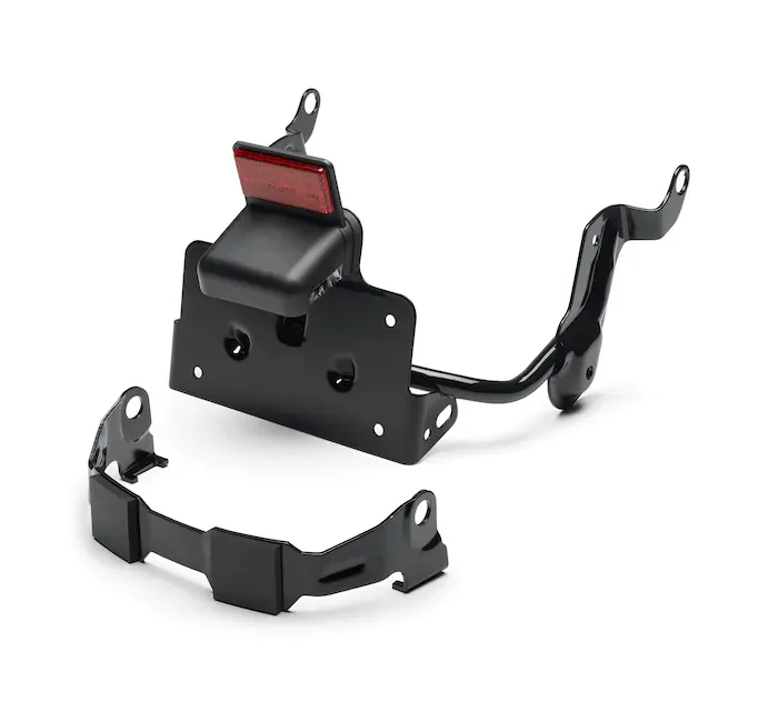 After modification, turn signal, displacement kit, license plate relocation and positioning