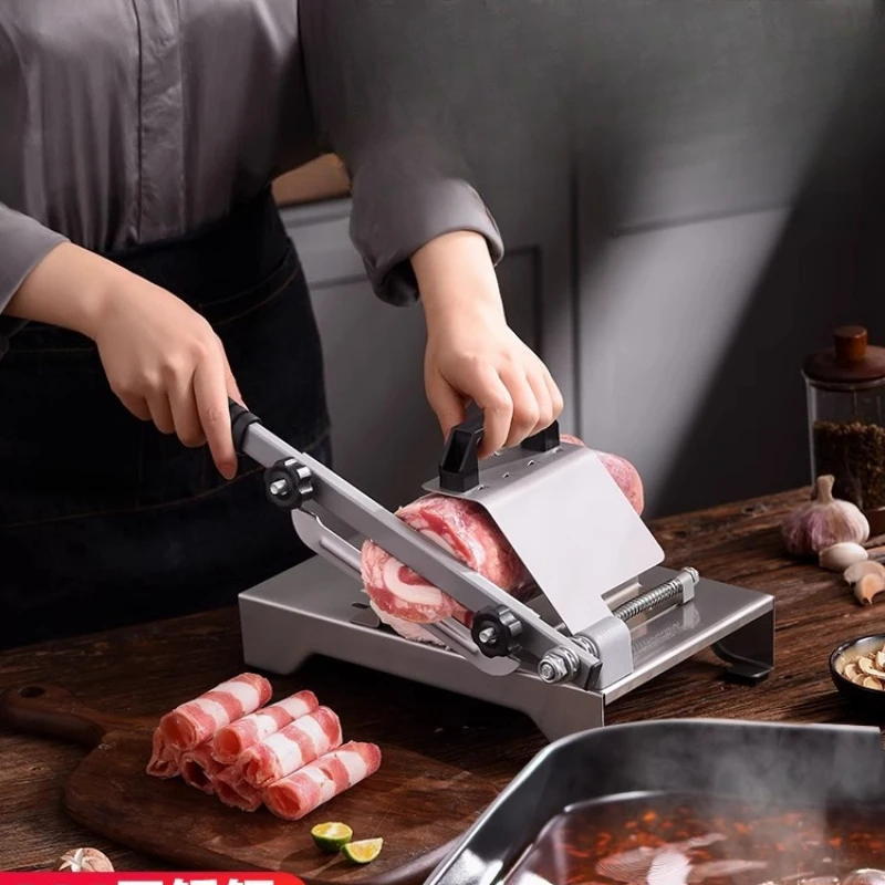 

Meat slicing machine Household multi-functional mutton roll slicing artifact Beef roll fat cow special knife meat planer