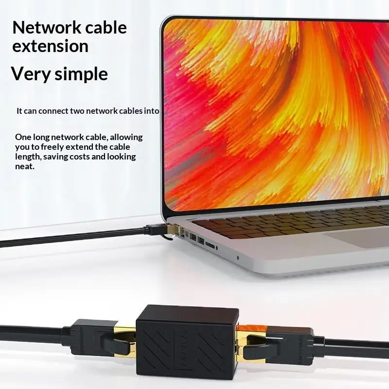 5Pcs RJ45 Coupler Ethernet Cable Coupler LAN Connector Cat7 Cat6 Cat5e Ethernet Cable Extender Adapter Female To Female