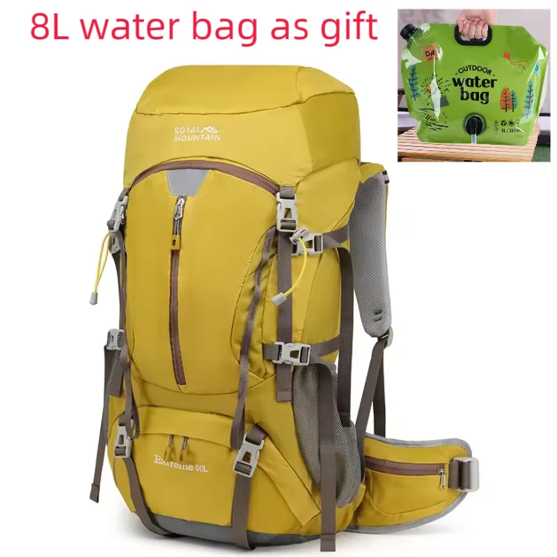 

50л открытый дорожный альпинистский рюкзак большой емкости для кемпинга, альпинизма, спортивный рюкзак для пешего туризма, скалолазания, рюкзак на плечо для мужчин и женщин