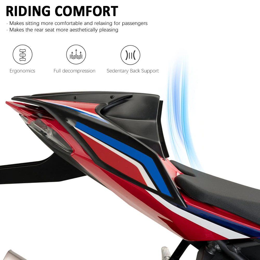 New Rear Backrest For CBR1000RR CBR 1000 RR Lmpact Relief Seat Cover Fairing Motorcycle Accessories CBR 1000RR 2021-2023