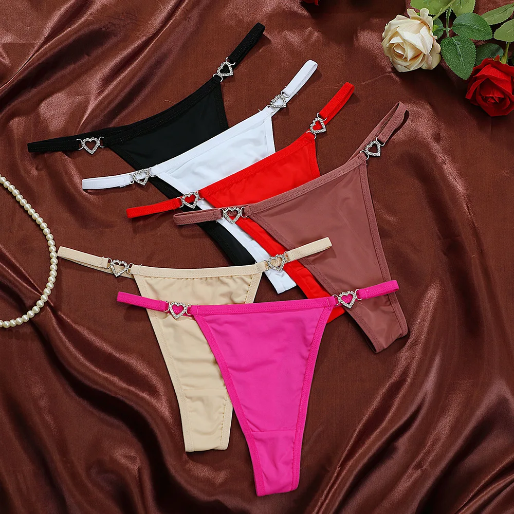 

Модные сексуальные женские стринги с декором в виде сердца, дышащее сексуальное женское белье, эротическое элегантное женское нижнее белье, Лидер продаж, женские стринги
