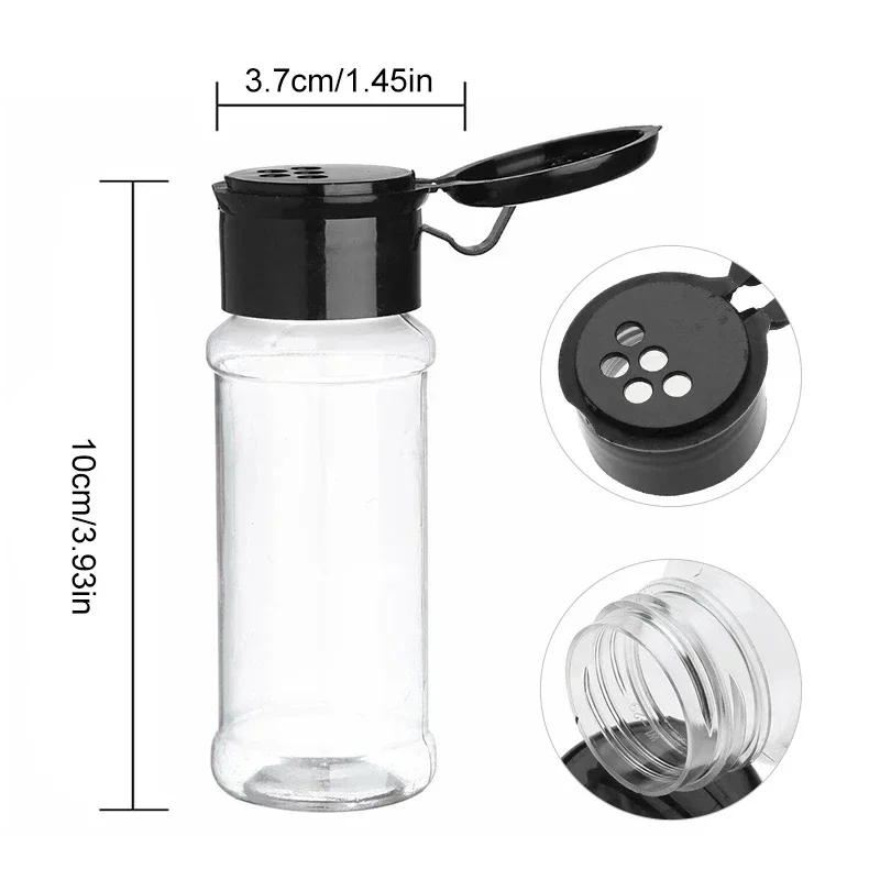 Spice Jars Set 5/10/15/20PC Jars for Spices Salt and Pepper Shaker Seasoning Jar Spice Organizer Plastic Barbecue Condiment