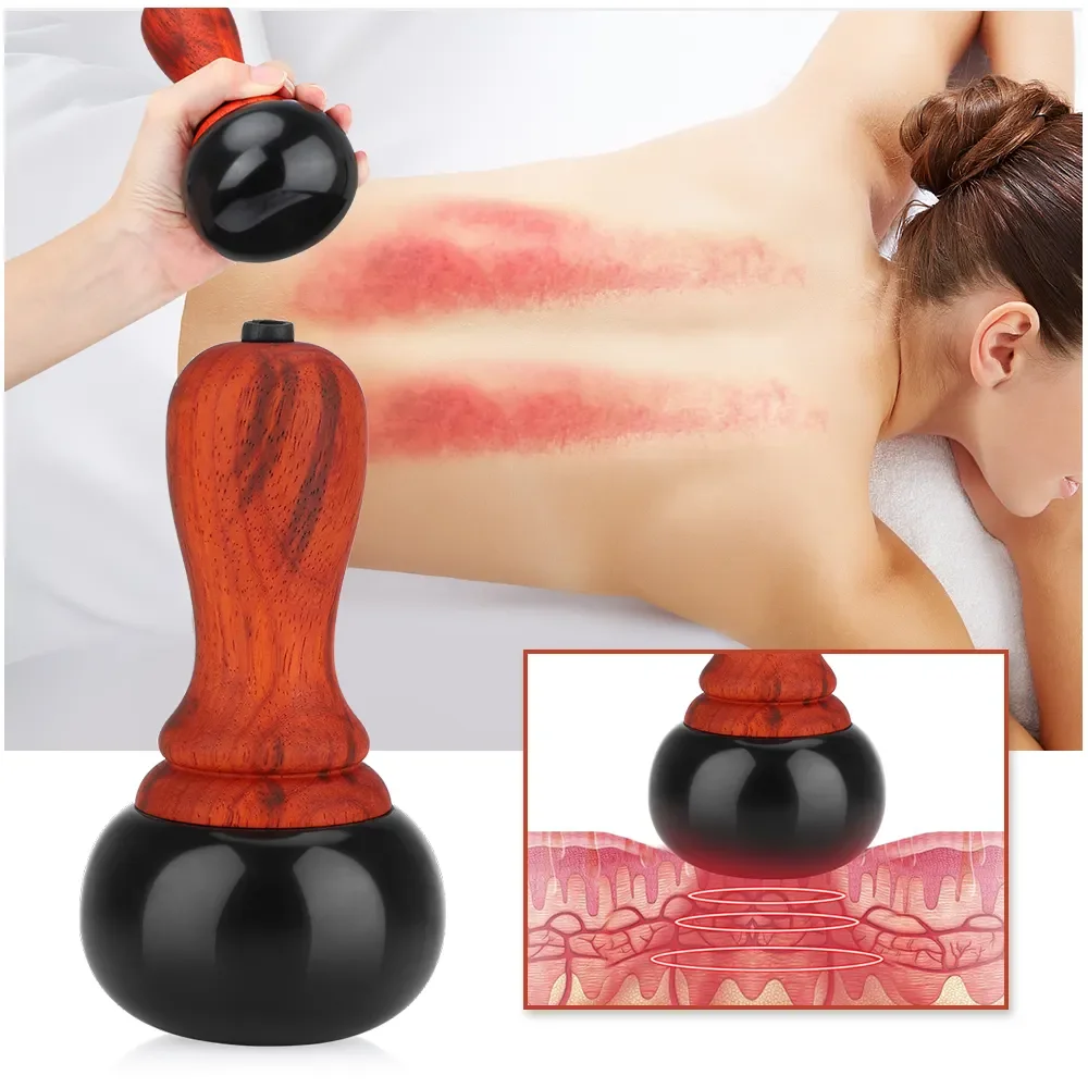 Electric Meridian Bianstone Warming Moxibustion Hot Stone Guasha Massage Machine