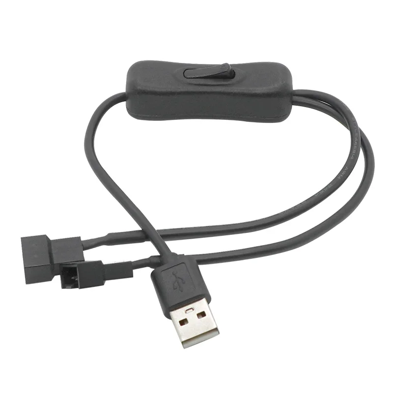 Kabel Konverter Adaptor 4 Pin USB 2 Arah 5V Kabel Konektor Kipas Komputer PC