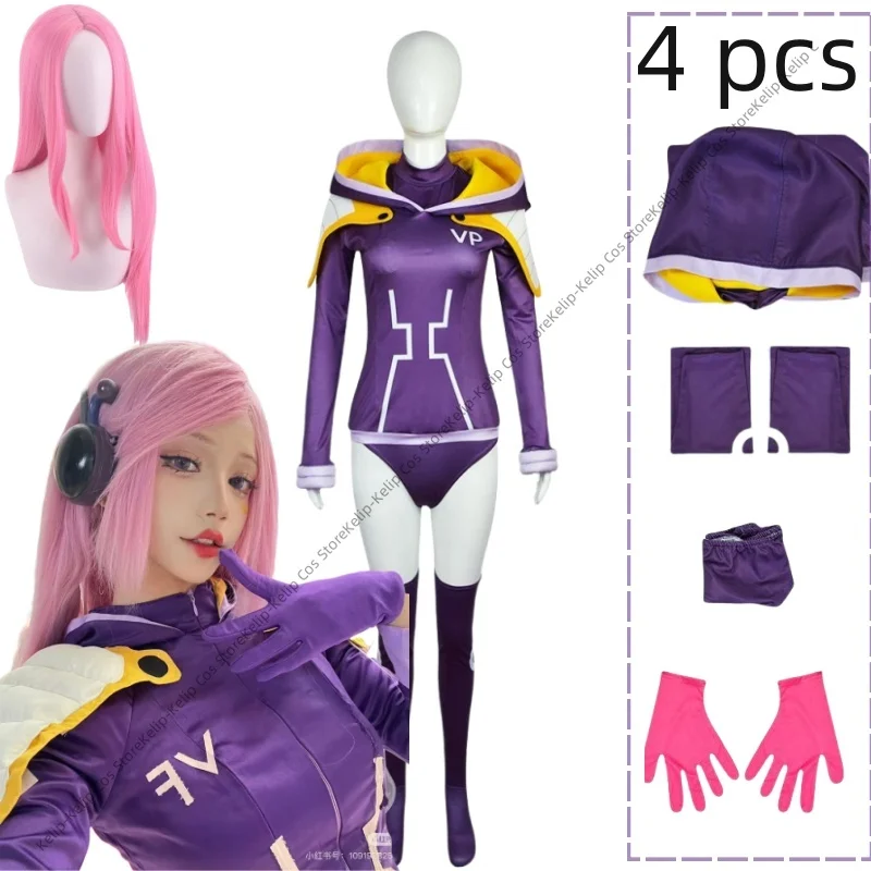 Anime Turtle Island Jewelry Bonney Cosplay Costume Disguise Purple Hooded Tops Shorts Uniform Wig Woman Sexy Party Carnival Suit