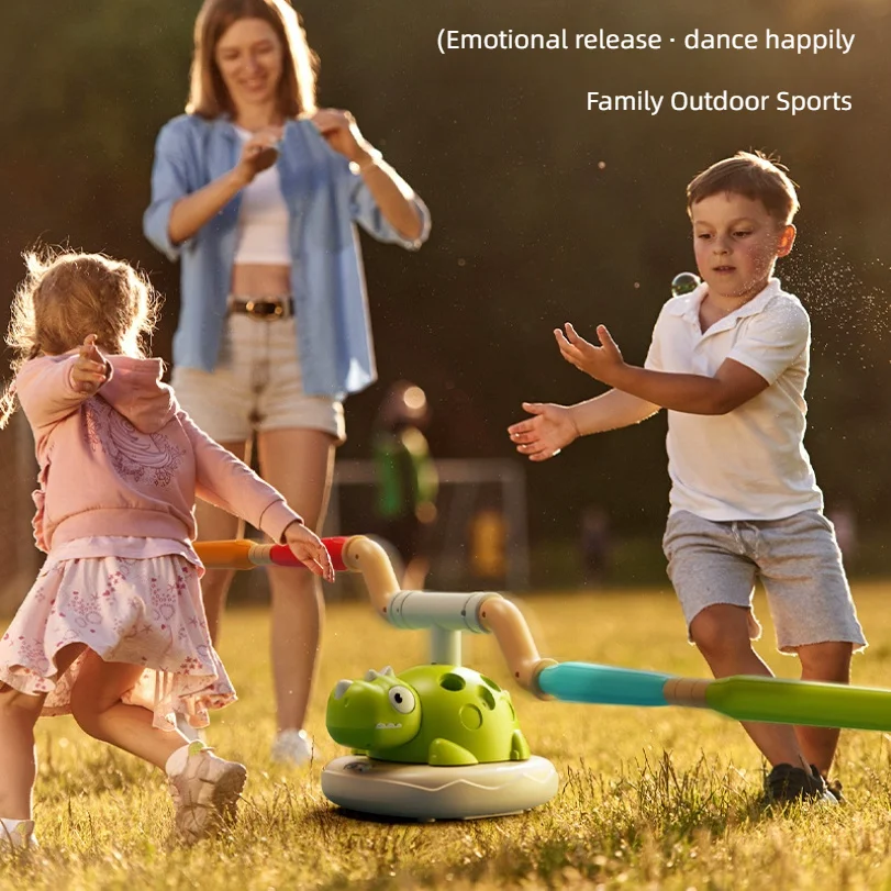 Nieuwe 3-in-1 dinosaurussportmachine Outdoor Multiplayer Interactief plezier Zintuiglijk fysiek fitnesstrainingspeelgoed