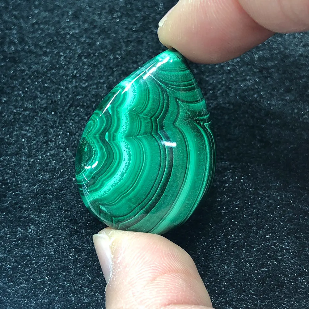 1pc Natural Malachite Teardrop Pendant Quartz Crystals Healing Stone Gemstone Energy Reiki Jewelry Making Home Room Decor