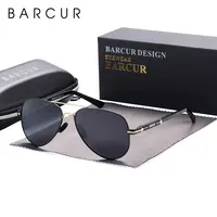 BARCUR-Gafas de sol polarizadas para hombres, lentes de aviador, accesorios para conducir, pescar, senderismo