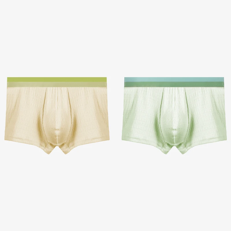 Herren-Unterwäsche aus reiner Baumwolle, Herren-Boxershorts, dünner Sommerstil, trendige Sport-Boxershorts für Jungen, antibakterielle Boxershorts