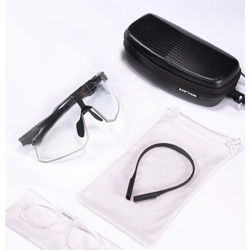 Kapvoe الرجال الجبلية الطريق دراجة نظارات الرياضة في الهواء الطلق دراجة النظارات الشمسية الدراجات نظارات ل GogglesHunting القيادة UV400 حماية