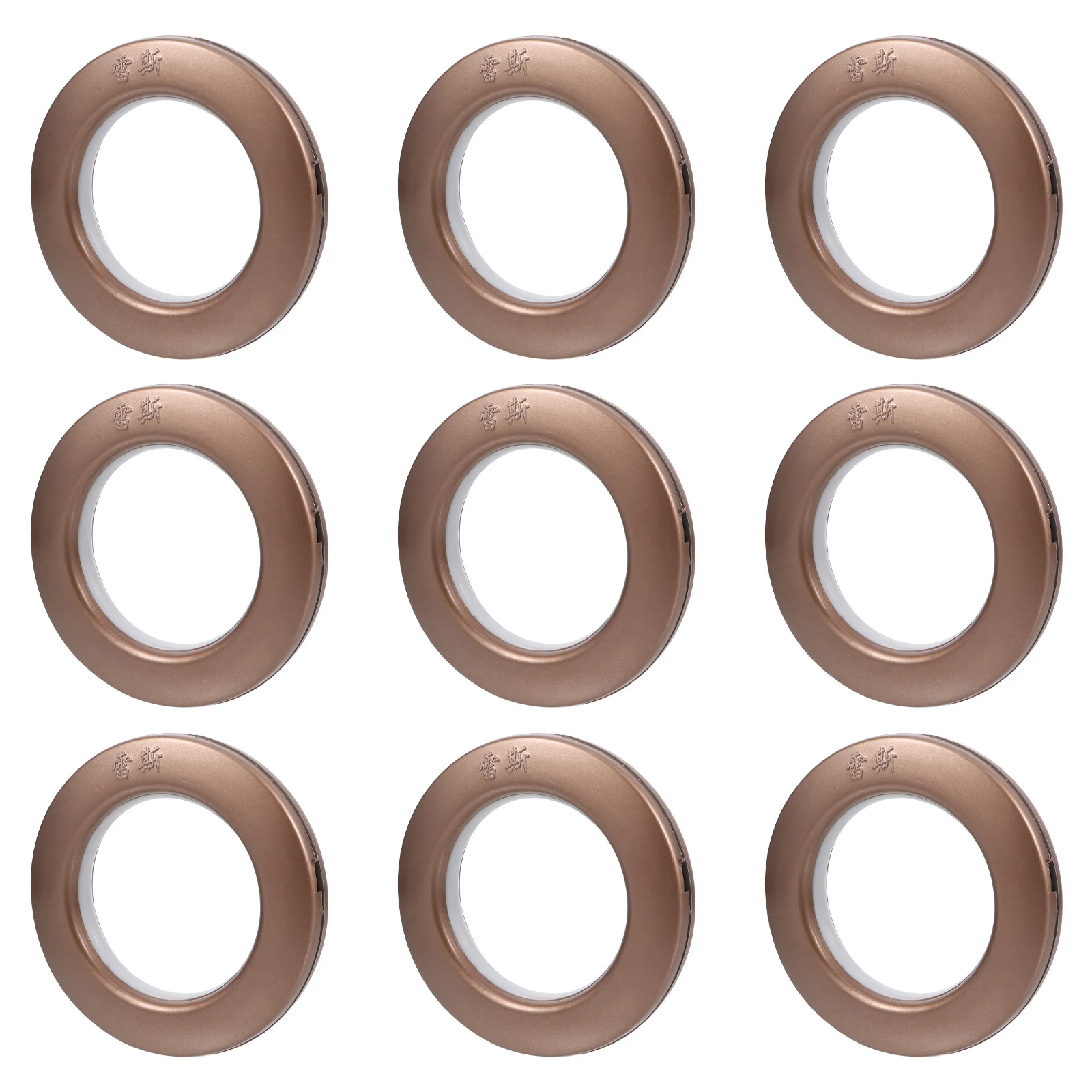 75 pezzi occhielli per tende anello scorrevole riutilizzabile in plastica senza attrezzi necessari scivolo liscio e silenzioso per tessuti velati per tendaggi