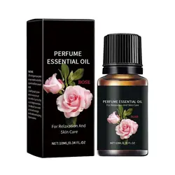 10ml Long-Lasting Rose Fragrance Spa Massage Oil Rose Massage Oil Hydrating Moisturizing Body Essence Oil Massage Face Body Oil