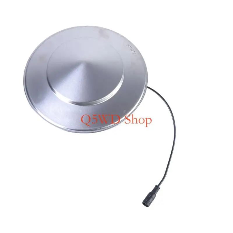 Q5WD Operated Solar Exhaust Fan 110mm Metal Roof Mount for Pet Houses Kitchens