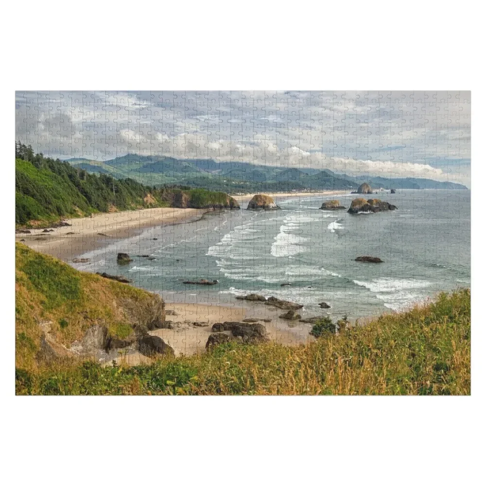 

Cannon Beach view from Ecola Point Jigsaw Puzzle Customized Photo Toys For Children Puzzle