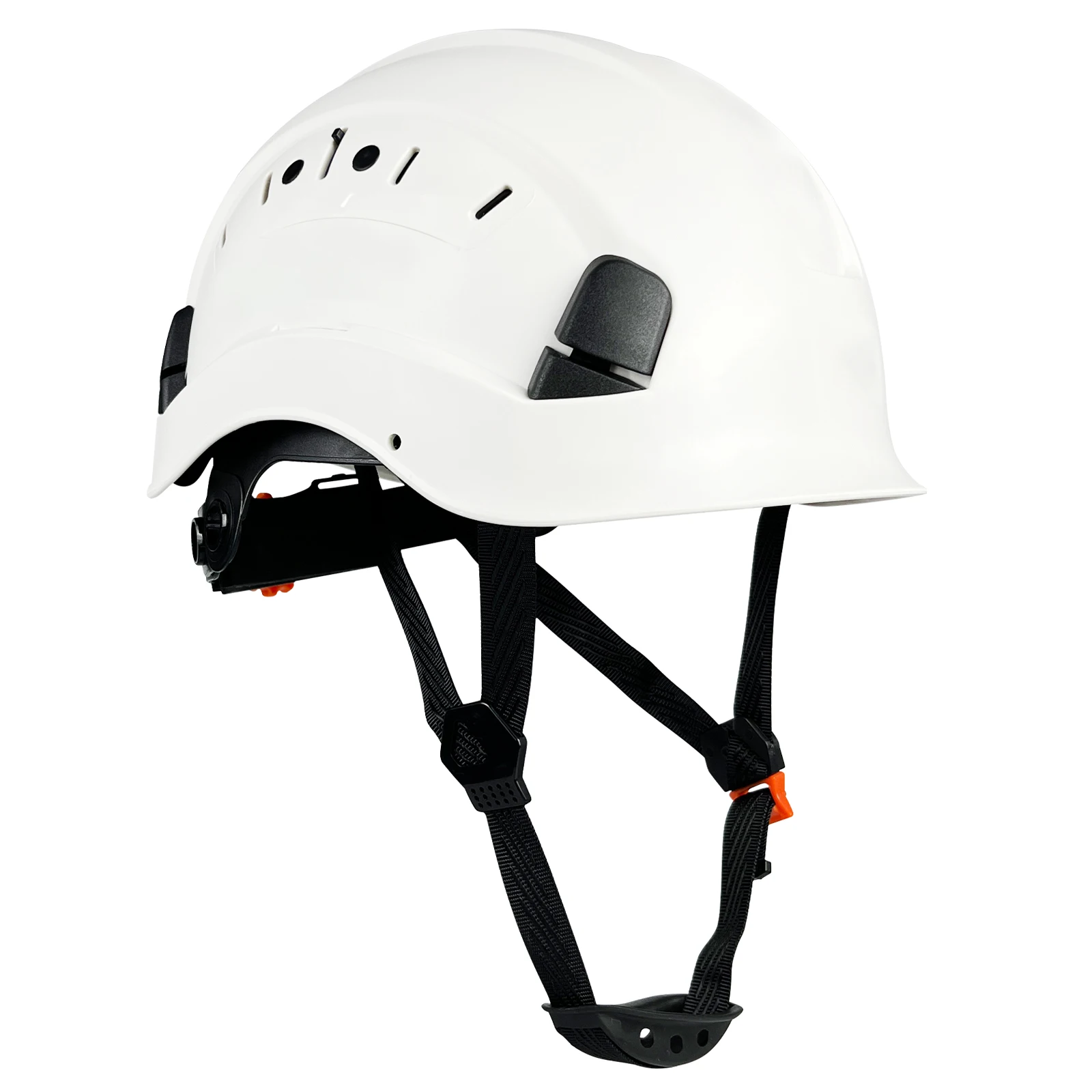 Kask ochronny CE dla inżyniera Wentylowany kask ochronny dla mężczyzn i kobiet Przemysłowa regulowana grzechotka