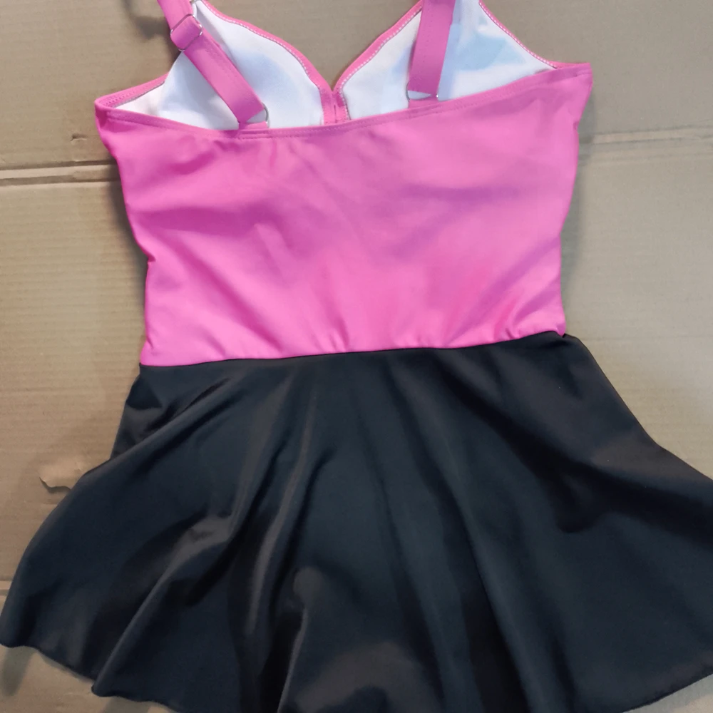 8 kleuren schattige vrouwen zwemjurk buikcontrole sexy een stuk slank en comfortabel ruches en kruis badmode elastische strandkleding 2025 nieuw