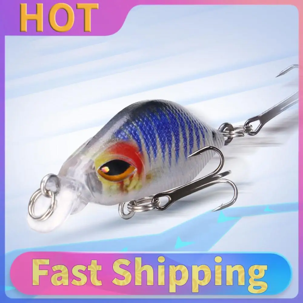 

8Pcs Mini Crankbait Wobbler with Treble Hooks Fishing Lures Minnow Swimbait for Bass Trout Walleye Pike Catfish