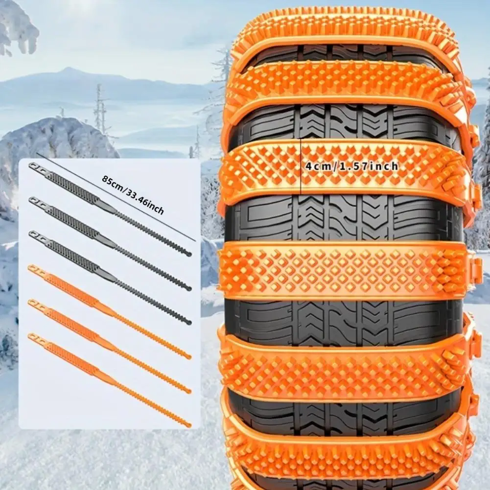 

10/20pcs Car Snow Tire Chain Urethane String Universal Model Wheel Chains Car Winter Snow Track Spikes Anti-Skid Chains