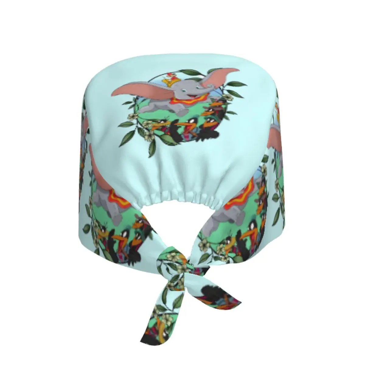 Custom Dumbo Cartoon Scrubs Cap Surgical Hats Men Women Cute Elephant   Operating Room Cap Nursing Cap Lab Works Hat