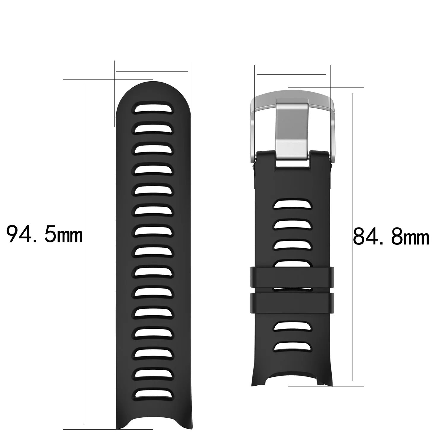 أشرطة بديلة Muovrto لـ Garmin Approach S3، حزام ساعة رياضي من السيليكون لـ Garmin Forerunner 610