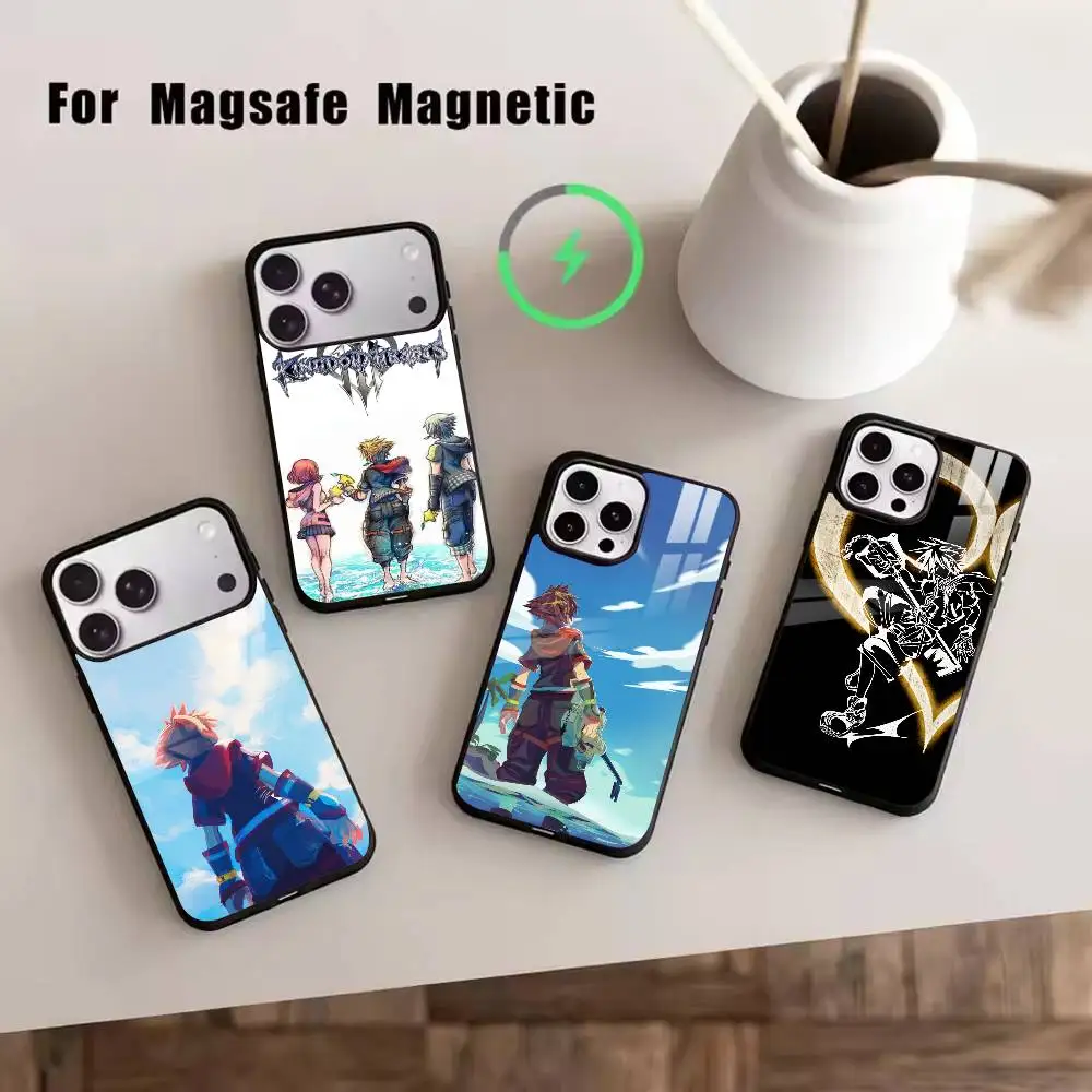 

KH-Kingdoms Hearts G-Game Phone Case For iPhone17,16,15,14,13,12,11 Plus,Pro Magnetic For Magsafe Wireless Charging