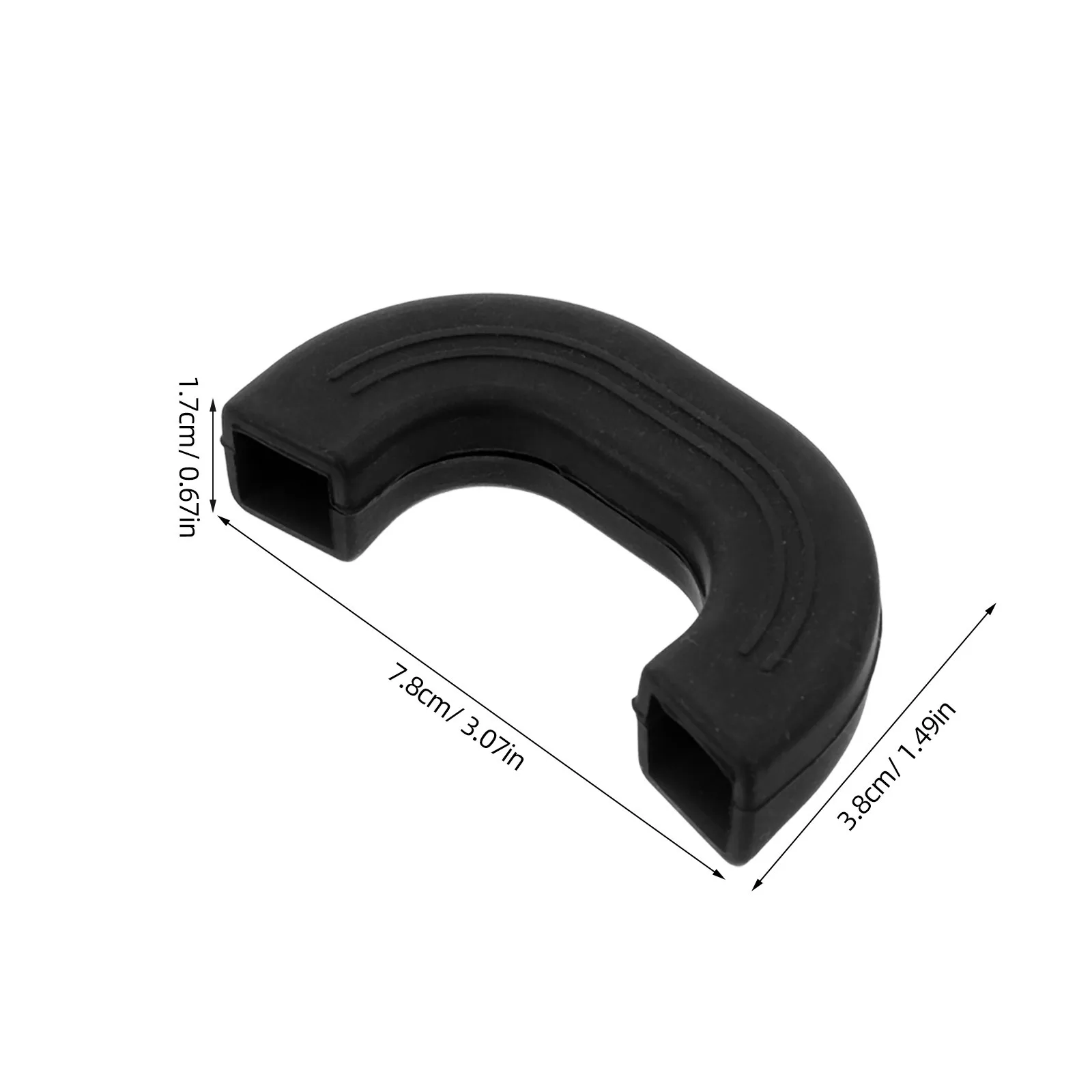 6 قطعة وعاء سيليكون مقبض يغطي مقاومة للحرارة مكافحة تحرق كم المطبخ بوثولدر حامي قفازات الفرن وعاء قبضة كم #4