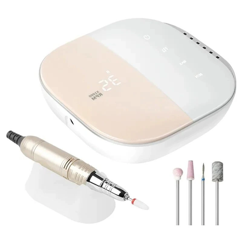B02C-HD Display Professional Nail Polish Tool Set Professional Nail Lathe Sander A US Plug