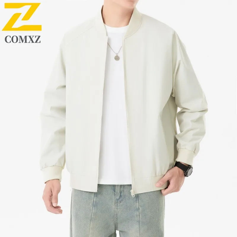أوائل الخريف الرجال البيسبول سترة العصرية خفيفة الوزن فضفاضة تناسب معطف غير رسمي أنيق تنوعا الرياضة مكتب ملابس خارجية جديد 2025 #6
