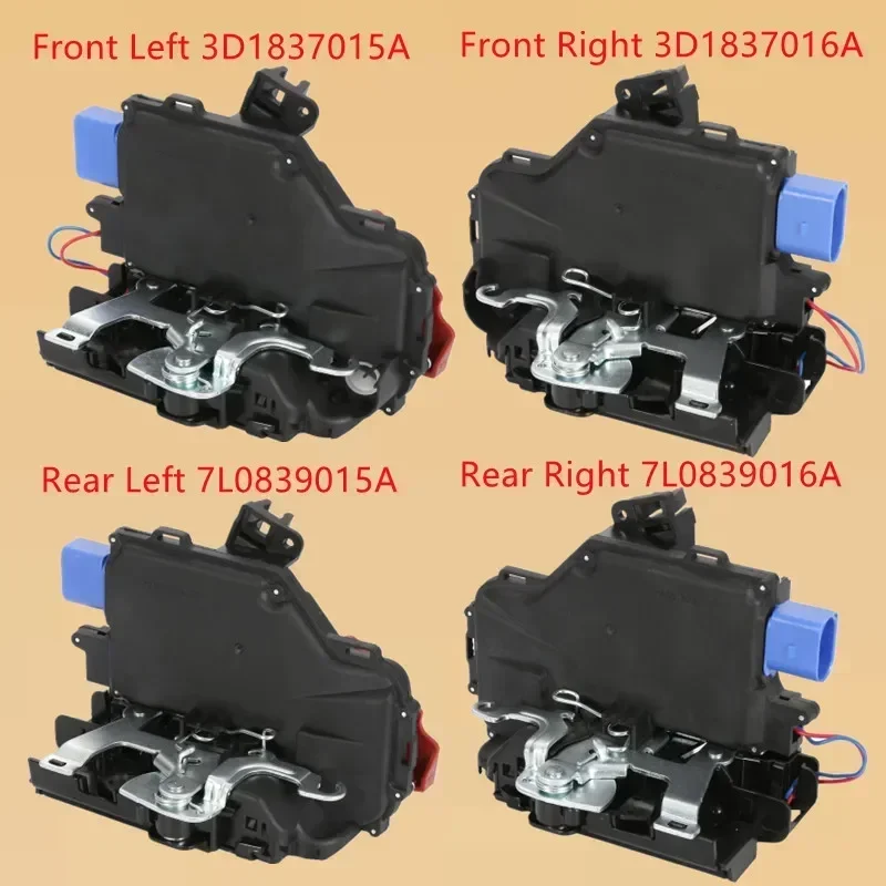 Actuador de cerradura de puerta para VW Caddy Golf V IV Jetta Touran Touareg Skoda Octavia Seat Altea Toledo 3D 1837015 Un 3D 1837015   3D 1837016