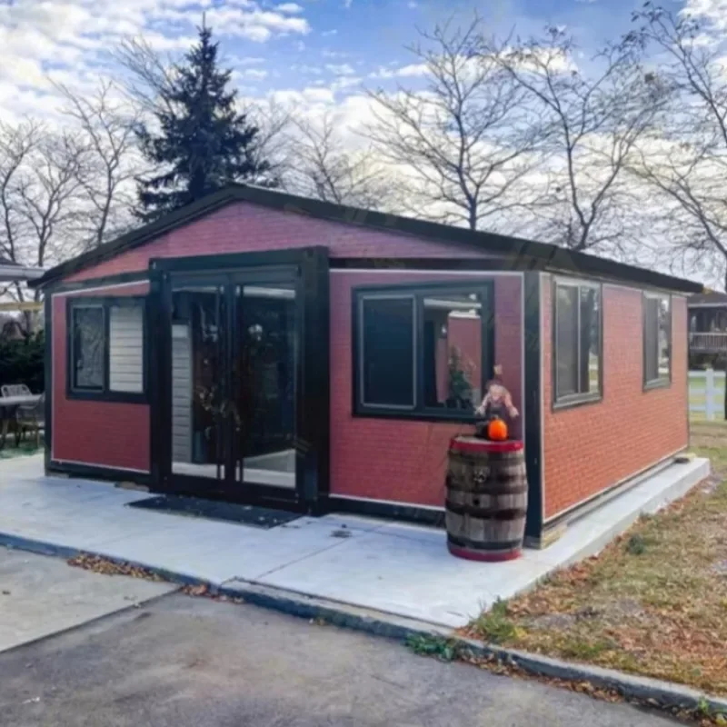 Customized Minimalist Container House Prefab Expandable Foldable 40ft Steel Structure Scandinavian Mobile House Tiny Home Hot