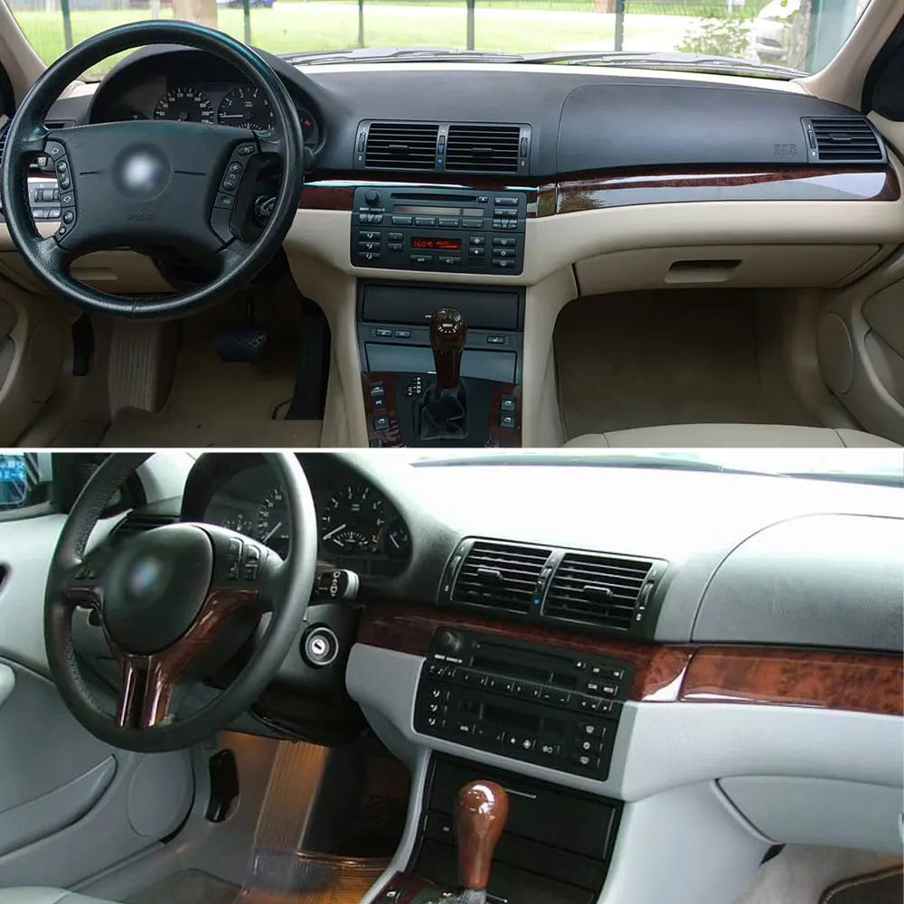 E46 Auto-Innenraum Vordere Linke und Rechte Türlautsprecherabdeckung Ersatz für BMW 3er Serie 1998-2006 51418213911 51418213912 – Detail 7