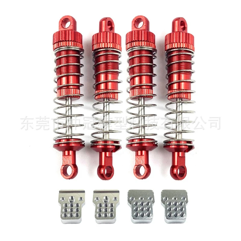 MN Model WPL D90 99S C14 C24 RC Crawler Full Metal Hydraulic Shocks With Shock Towers Upgrade Kit Smooth Damping Stable Control