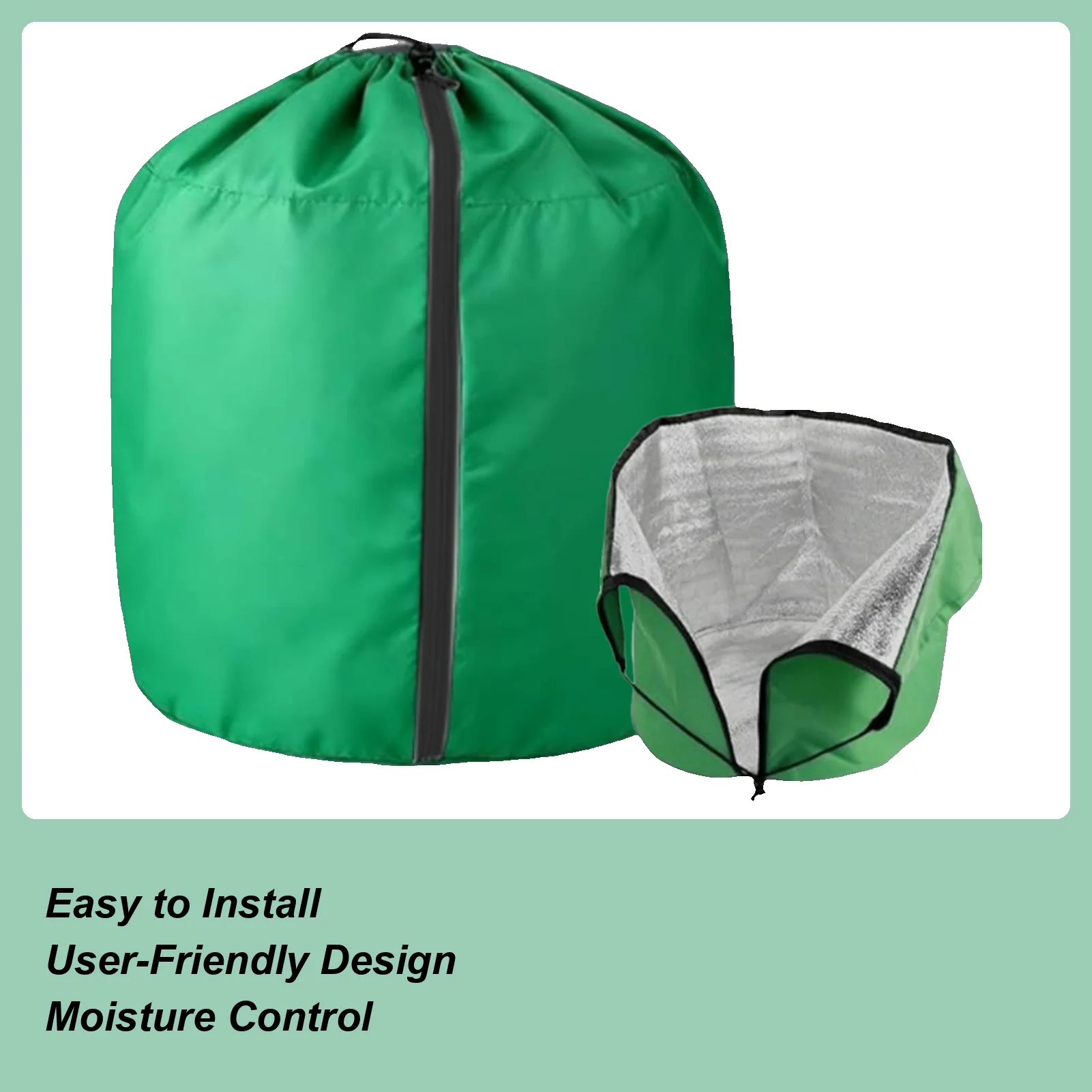 أغطية الصقيع للنباتات الخارجية حقيبة الطقس البارد حقائب حماية نباتات شجيرة الشتاء مع سحاب برباط للحديقة الخارجية #1