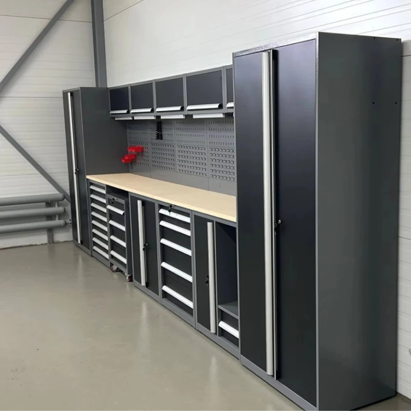 Modular Steel Tools Lockers Toolbox Workshop Cabinets Garage Benches with Drawers