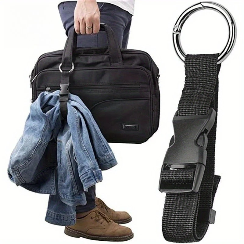 Travel Luggage Fixed Strap Backpack External Strap Portable Strap With Release Buckle Add-A-Bag Luggage Strap Belt Jacket Holder