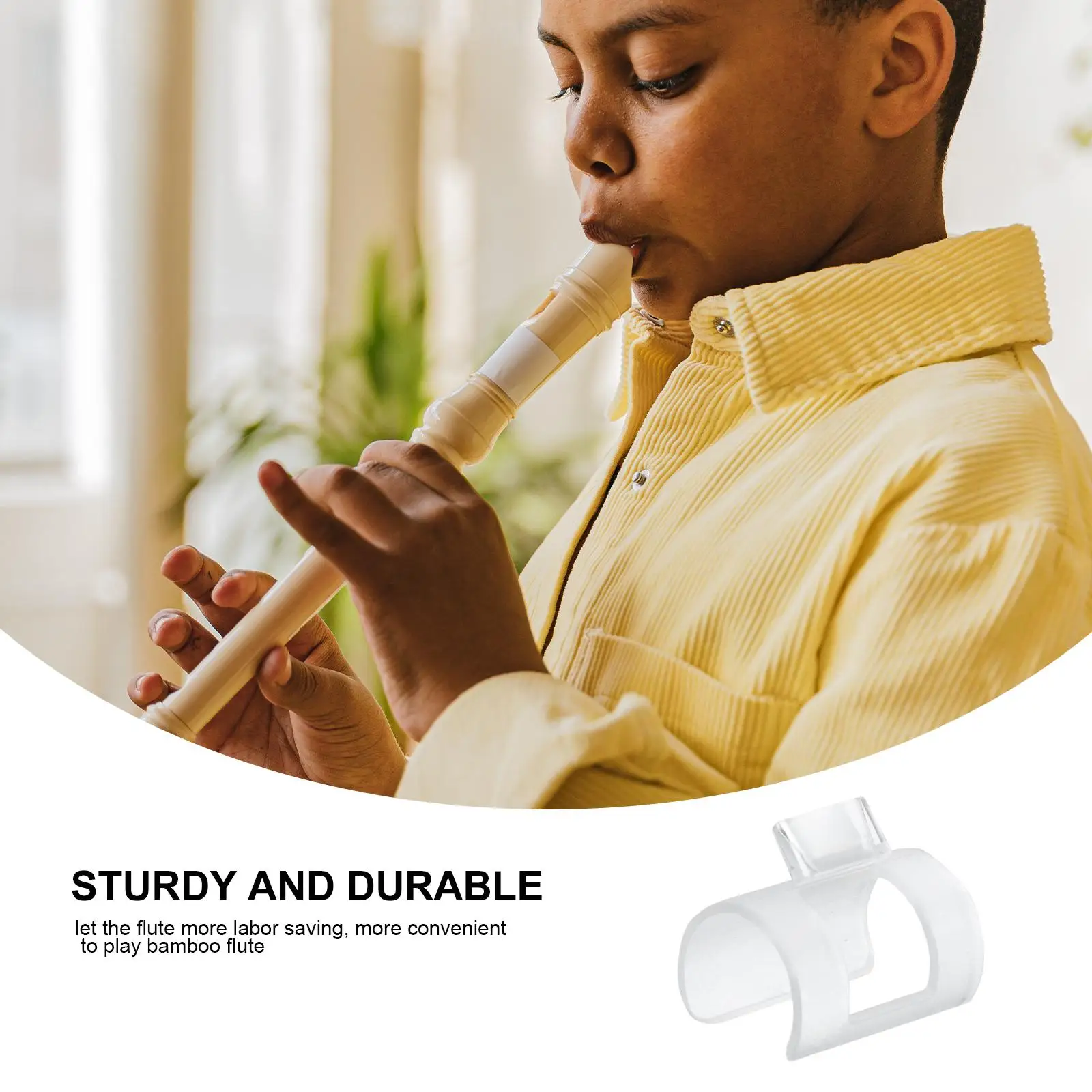Flute Blower Small Mouth Learning Mouthpiece Supply Beginner Trainer Pvc Playing Practical Music Instrument Accessory