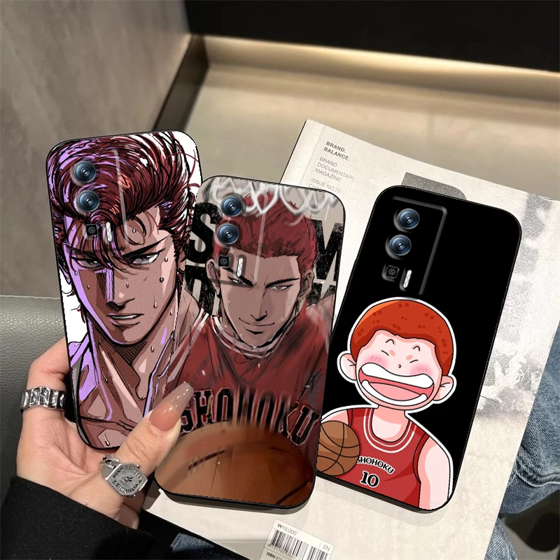 

Anime S-Slam D-Dunk Sakuragis For Xiaomi Redmi 9A 9C 9AT 10C 9 9T 10 12C 13C A3 12 K60 A1 K50 K40 5G Black TPU Phone Case