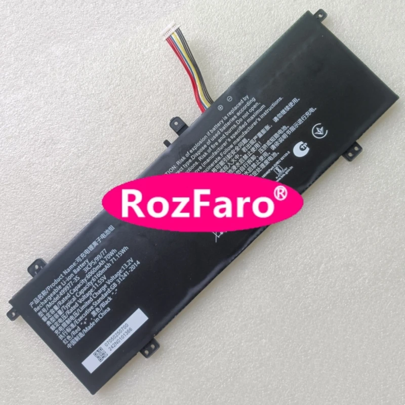 RozFaro 499977-3S For Infinix Zero Book Ultra ZL12 ZL513 Laptop Battery For Infinix Inbook Y3 Max YL613 Inbook Y4 Max YL613