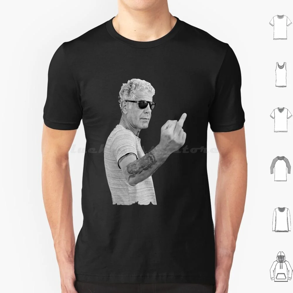 Anthony Bourdain Cool T Shirt Cotton Men Women DIY Print Anthony Bourdain Cool Anthony Bourdain Ready To Hang Art Anthony