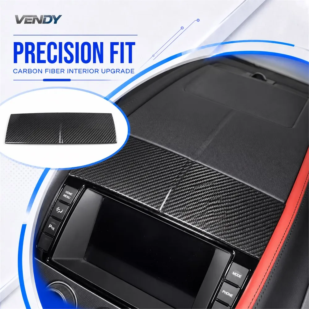 Real Carbon Fiber For Jaguar F-TYPE f type 2013-2022 Navigation Screen Upper Decorative Cover Trim Modified Parts Accessories