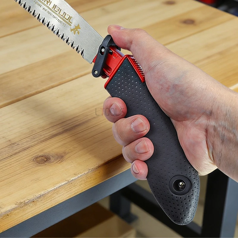 Quick Loading Unloading Saw Blade Handle Aluminum Alloy Anti Slip Blade Saw Handle Stainless Steel Blade Manual Auxiliary Tools
