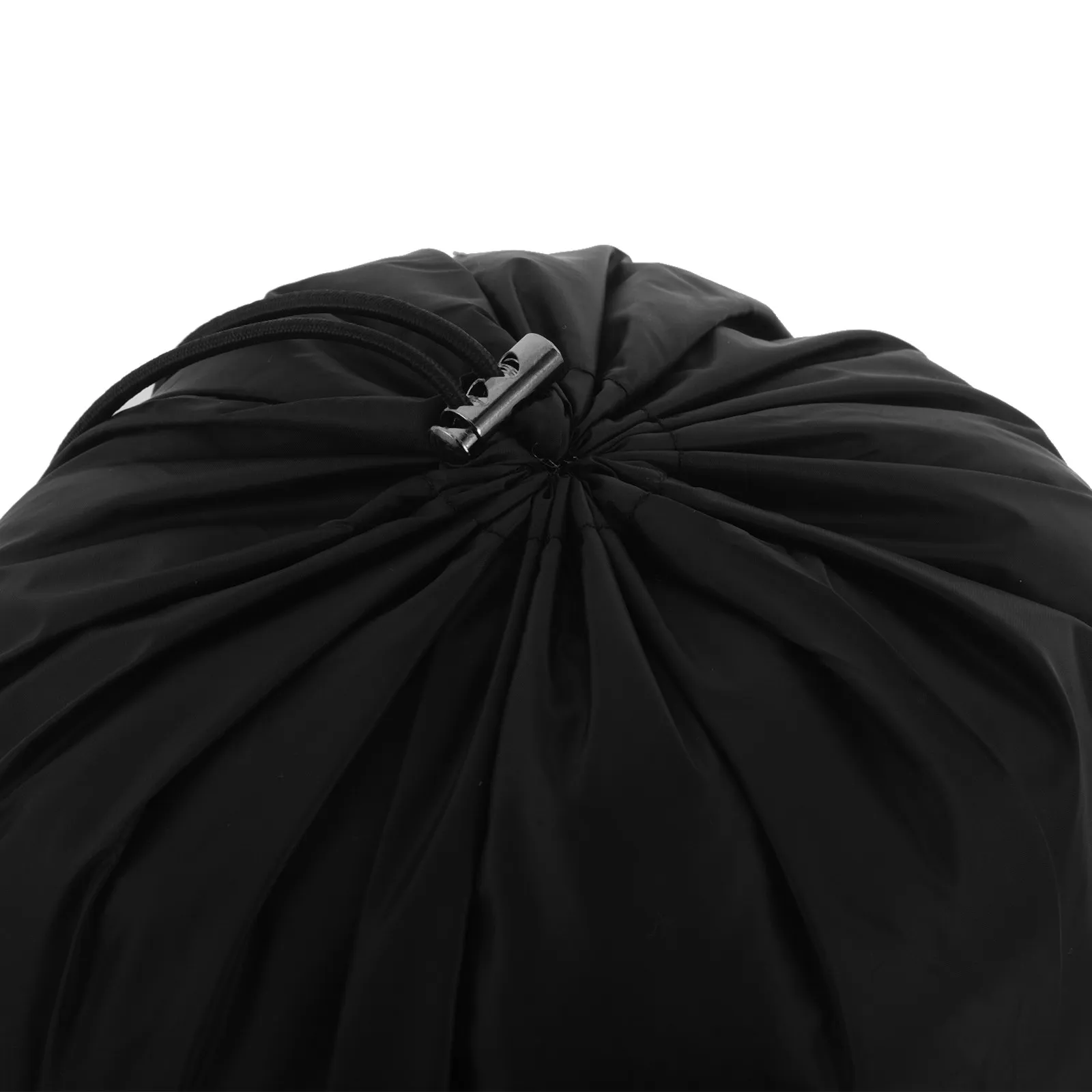Black Waterproof Drawstring Pouch for Down Jackets Lightweight Travel Storage Bag Backpacking Clothes Sack Swimwear Wet Bag