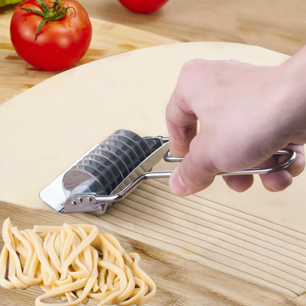 

2PCS Stainless Noodle Maker Roller Dough Multifunction Kitchen Tool Noodles Press Machine Pasta Press Machine Home DIY