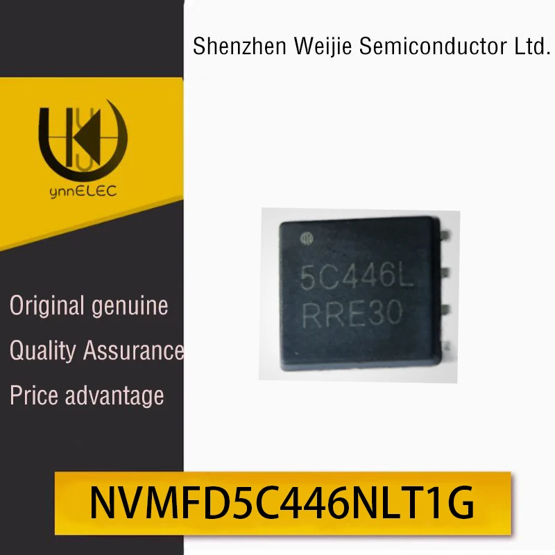 

Совершенно новый NVMFD5C446NLT1G 2 N-канальные чипы MOSFET 40 В 145 А Шелкография: 5C446L 5X6